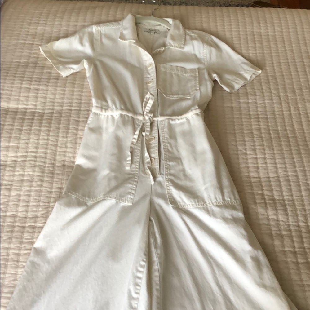 Madewell Ivory Jumpsuit size 0